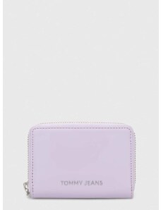 Peňaženka Tommy Jeans dámsky, fialová farba, AW0AW15935