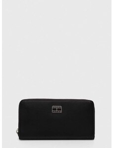 Peňaženka Tommy Jeans dámsky,čierna farba,AW0AW15941
