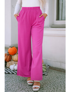 Dlhé voľné ružové nohavice s vreckami LC7711982-6