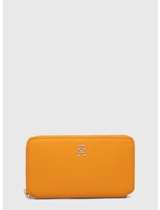 Peňaženka Tommy Hilfiger dámsky, oranžová farba, AW0AW16009