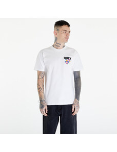 OBEY Clothing Pánske tričko OBEY Floral Garden T-Shirt White