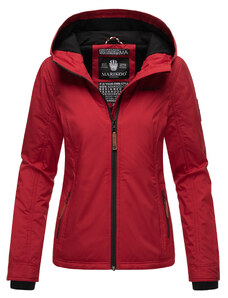 Dámska outdoorová bunda s kapucňou Brombeere Marikoo - DARK RED