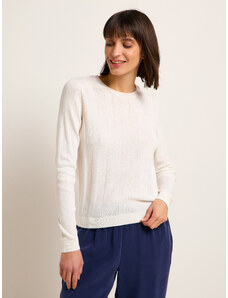 LANIUS Jumper with wide ribbing (GOTS)