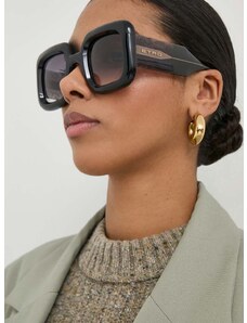 Slnečné okuliare Etro dámske, čierna farba, ETRO 0015/S