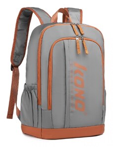 KONO batoh s priehradkou na laptop 16L - sivý - EB2325