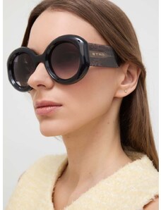 Slnečné okuliare Etro dámske, čierna farba, ETRO 0016/G/S