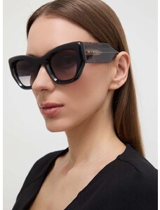 Slnečné okuliare Etro dámske, čierna farba, ETRO 0017/S