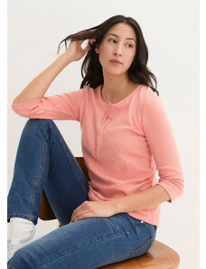 bonprix Materské tričko/tričko na dojčenie z bio bavlny, farba ružová