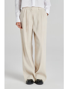 NOHAVICE GANT REL STRETCH LINEN TAILORED PANT hnedá 36