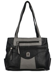 Dámska kabelka na rameno čierno/šedá - Firenze Ohpelia čierna