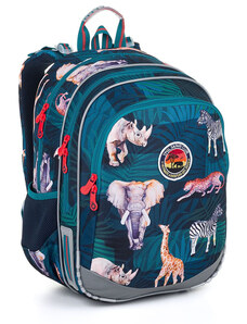 TOPGAL - školské tašky, batohy a sety TOPGAL - ELLY24014-školský batoh - divoké dobrodružstvá - objavujte safari a vôňu horúcich púští