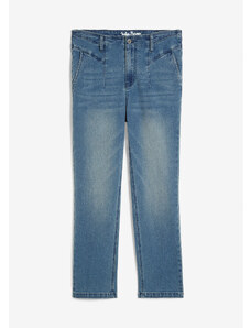bonprix Strečové džínsy, skinny, stredná výška pásu, farba modrá
