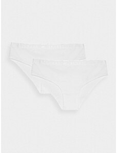 4F Dámske nohavičky (2-pack) - biele