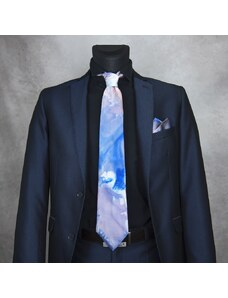 Vega Hodvábna kravata + vreckovka LIMITED_05, Slovenská výroba