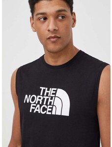 Bavlnené tričko The North Face pánsky, čierna farba, NF0A87R2JK31