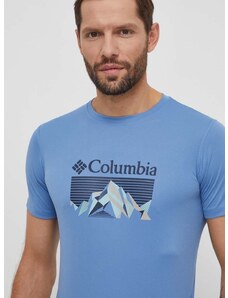 Športové tričko Columbia Zero Rules čierna farba, s potlačou, 1533291