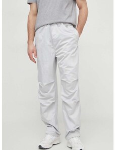 Nohavice Calvin Klein Jeans pánske,šedá farba,rovné,J30J325124