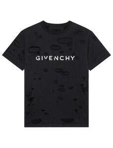 GIVENCHY Cut-Out Black tričko