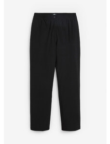 bonprix Termo nohavice s flísovou podšívkou a komfortným pásom, nepremokavé, straight, farba čierna