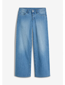 bonprix Extra široké džínsy, nízky pás, farba modrá