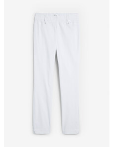bonprix Strečové nohavice, voľný strih, farba biela, rozm. 50
