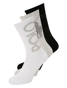 Polo Ralph Lauren Ponožky sivá / čierna / biela
