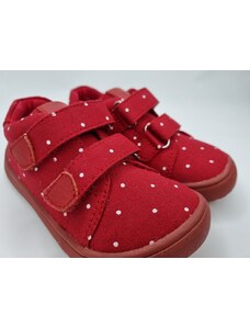 Vychádzková barefoot obuv Protetika Roby red