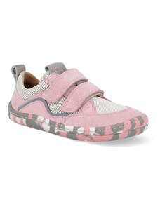 Barefoot textilné tenisky Froddo - Base pink+ ružové