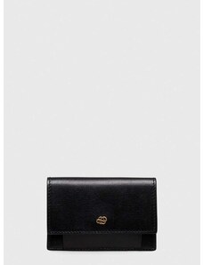 Kožená peňaženka By Malene Birger dámsky, čierna farba