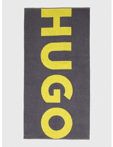 Bavlnený uterák HUGO čierna farba,50491853