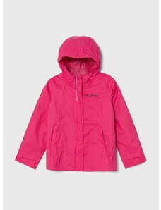 Detská bunda Columbia Arcadia Jacket ružová farba