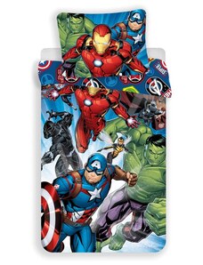 Jerry Fabrics Detské obliečky Avengers 02 140x200 70x90 cm 100% Bavlna