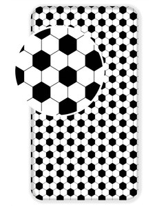 Jerry Fabrics Plachta na postel s futbalovou loptou 01 90x200 cm 100% bavlna