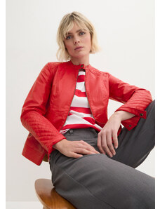 bonprix Koženková bunda, farba červená, rozm. 34