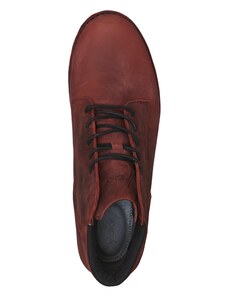 Vasky Hillside Waterproof Red - Dámske kožené členkové topánky červené, ručná výroba jesenné / zimné topánky