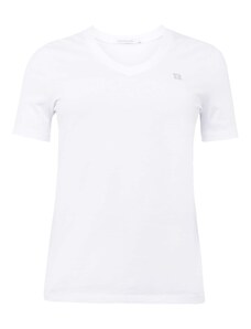 Calvin Klein Jeans Curve Tričko sivá / biela