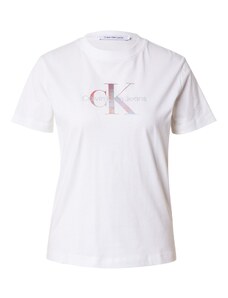Calvin Klein Jeans Tričko zmiešané farby / biela
