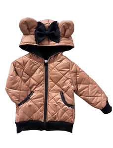 ZuMa Style Dievčenská bunda jeseň - zima KARAMEL - 110, Karamel