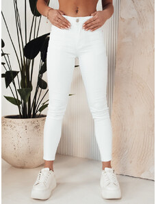 ALGATE women's denim trousers white Dstreet