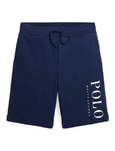 Detské krátke nohavice Polo Ralph Lauren tmavomodrá farba
