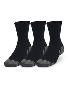 Pánske ponožky Under Armour Performance Cotton 3P Mid Black