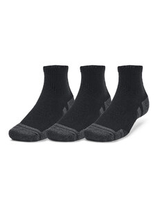Pánske ponožky Under Armour Performance Tech 3-Pack Qtr Black
