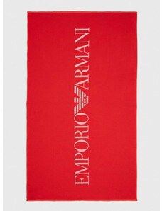 Bavlnený uterák Emporio Armani Underwear červená farba