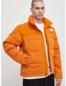 Páperová bunda The North Face 92 RIPSTOP NUPTSE oranžová farba, zimná, NF0A86ZQPCO1