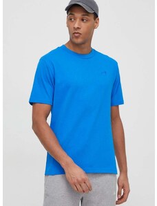 Bavlnené tričko New Balance pánsky, jednofarebný