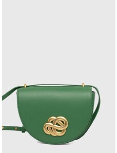 Kožená kabelka By Malene Birger zelená farba