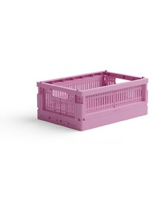 Skladacia prepravka mini Made Crate - soft fuschia