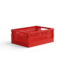 Skladacia prepravka midi Made Crate - so bright red