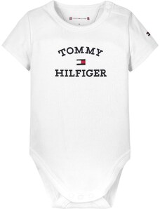 TOMMY HILFIGER Body tmavomodrá / červená / biela