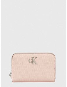 Peňaženka Calvin Klein Jeans dámsky,ružová farba,K60K611970